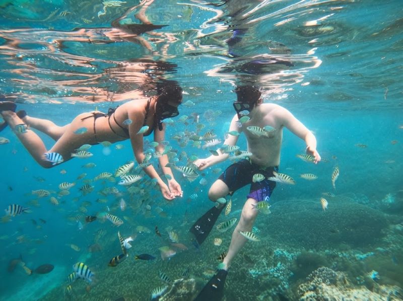 Gili Islands snorkeling trip for a couple
