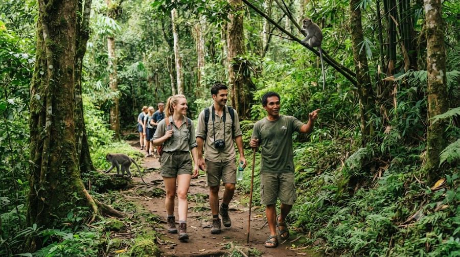 Tetebatu Monkey Forest