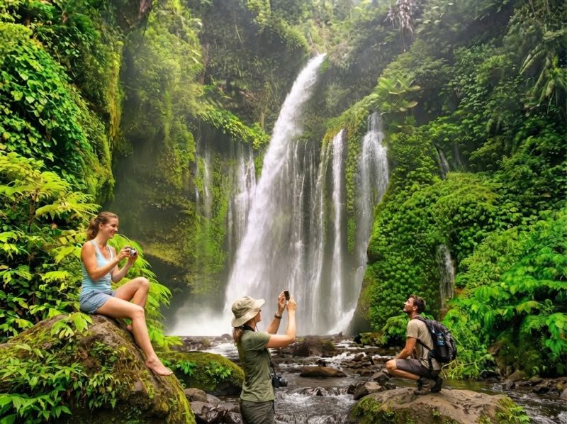 Waterfall days in Lombok