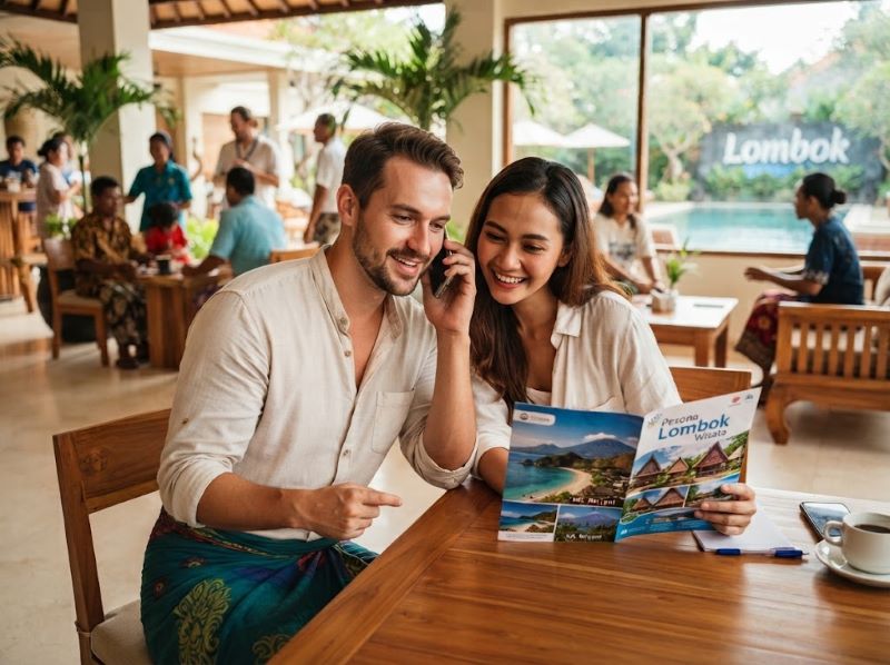 confirm a Lombok explore tour and travel service