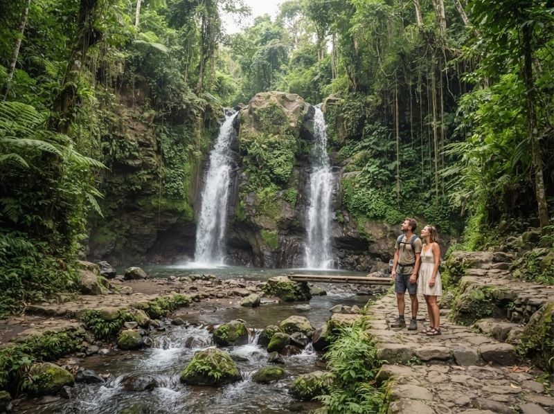senaru waterfalls
