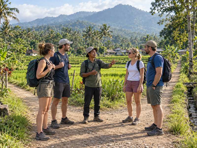 Private group tour in Tetebatu Lombok