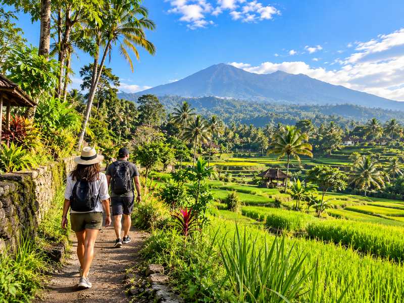 Tetebatu countryside walk during a private Lombok day trip