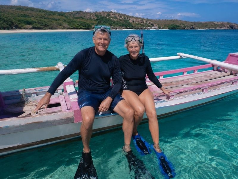 Pink Beach Lombok boat trip for couples