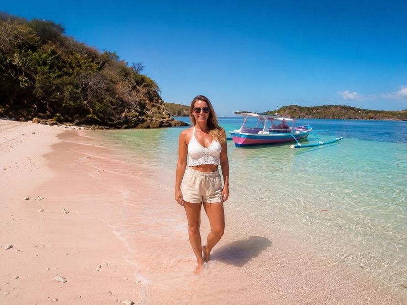 Pink Beach Lombok travel photo