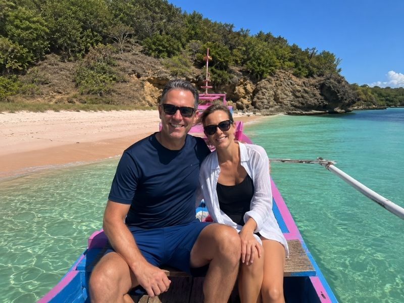 Private boat tour to Pink Beach Lombok