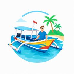 boat pink beach lombok