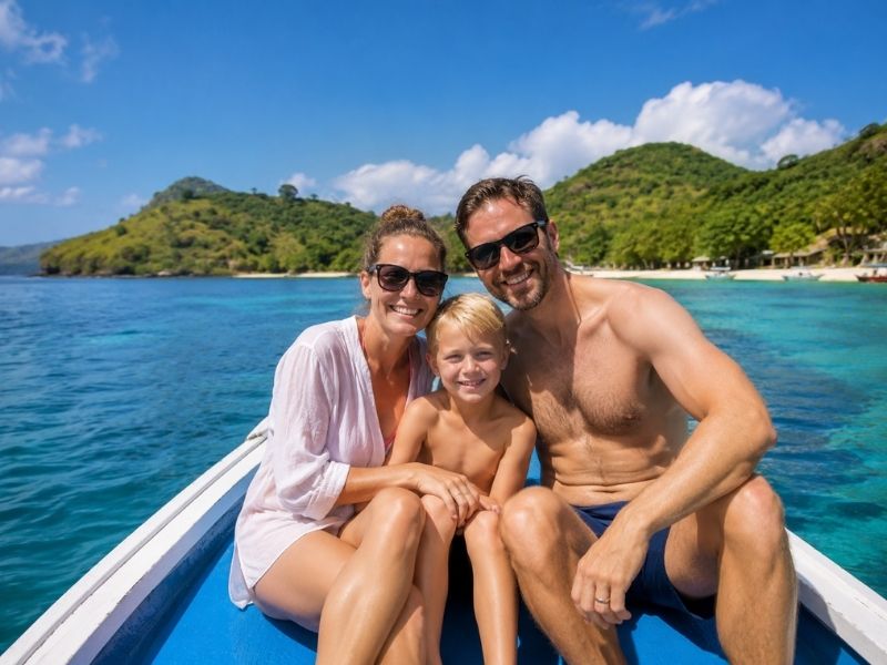 Gili Nanggu family boat trip