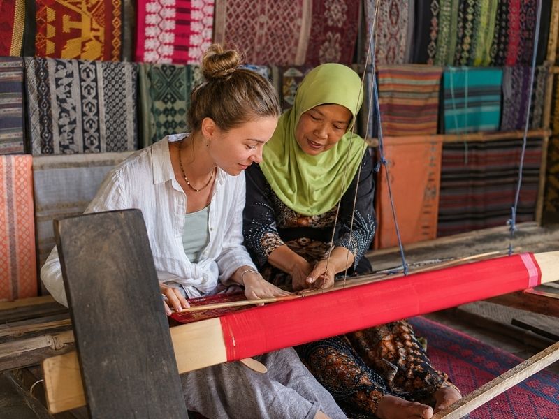 Sukarara weaving village Lombok
