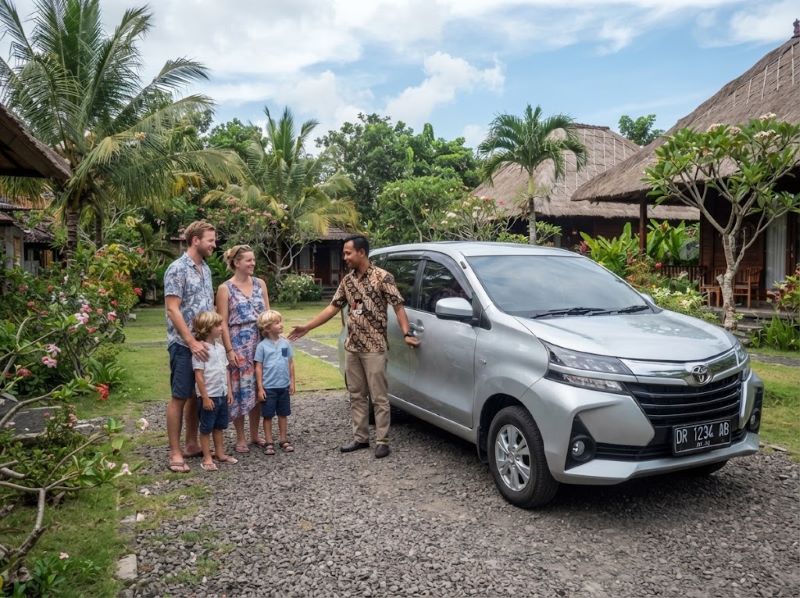 Lombok private driver price
