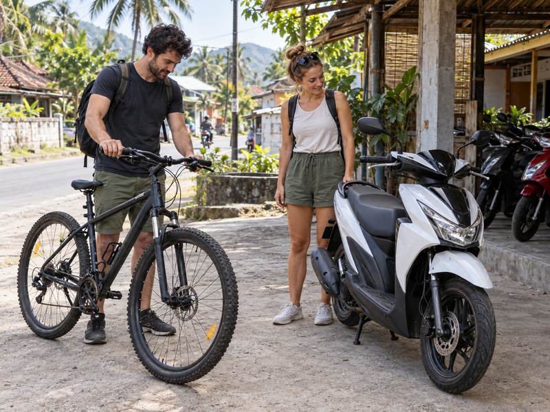 lombok bike rental